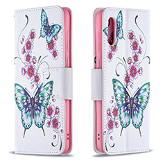 Custodia Portafoglio In Pelle Fantasia Modello Cover con Supporto B03F per Samsung Galaxy M02 Colorato