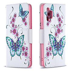 Custodia Portafoglio In Pelle Fantasia Modello Cover con Supporto B03F per Samsung Galaxy M32 5G Colorato