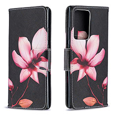Custodia Portafoglio In Pelle Fantasia Modello Cover con Supporto B03F per Samsung Galaxy Note 20 Ultra 5G Rosso