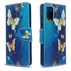 Custodia Portafoglio In Pelle Fantasia Modello Cover con Supporto B03F per Samsung Galaxy S20 Cielo Blu