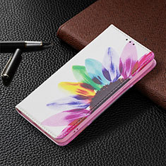 Custodia Portafoglio In Pelle Fantasia Modello Cover con Supporto B03F per Samsung Galaxy S21 5G Colorato