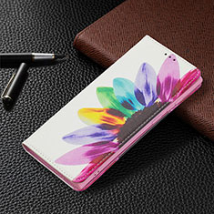 Custodia Portafoglio In Pelle Fantasia Modello Cover con Supporto B03F per Samsung Galaxy S24 Ultra 5G Colorato