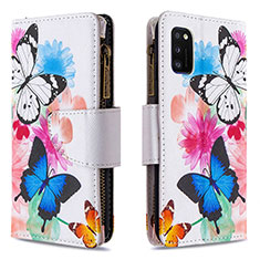 Custodia Portafoglio In Pelle Fantasia Modello Cover con Supporto B04F per Samsung Galaxy A41 Colorato