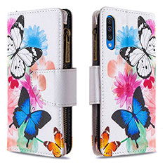 Custodia Portafoglio In Pelle Fantasia Modello Cover con Supporto B04F per Samsung Galaxy A50S Colorato