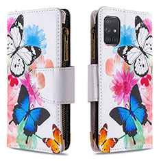 Custodia Portafoglio In Pelle Fantasia Modello Cover con Supporto B04F per Samsung Galaxy A71 4G A715 Colorato