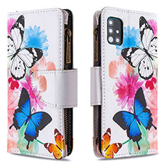 Custodia Portafoglio In Pelle Fantasia Modello Cover con Supporto B04F per Samsung Galaxy M40S Colorato