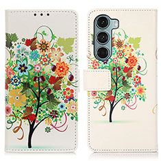 Custodia Portafoglio In Pelle Fantasia Modello Cover con Supporto D02Y per Motorola Moto Edge S30 5G Colorato