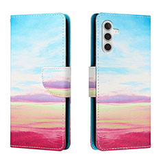 Custodia Portafoglio In Pelle Fantasia Modello Cover con Supporto H02X per Samsung Galaxy A04s Colorato