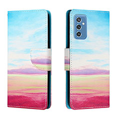 Custodia Portafoglio In Pelle Fantasia Modello Cover con Supporto H02X per Samsung Galaxy M52 5G Colorato