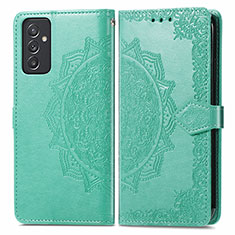 Custodia Portafoglio In Pelle Fantasia Modello Cover con Supporto per Samsung Galaxy A05s Verde
