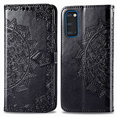 Custodia Portafoglio In Pelle Fantasia Modello Cover con Supporto per Samsung Galaxy S20 5G Nero