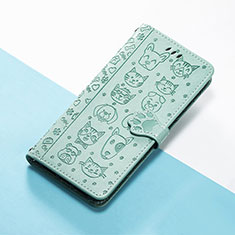 Custodia Portafoglio In Pelle Fantasia Modello Cover con Supporto S03D per Huawei Honor 90 5G Verde