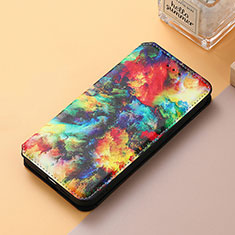 Custodia Portafoglio In Pelle Fantasia Modello Cover con Supporto S06D per Huawei Honor 90 Lite 5G Multicolore