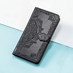 Custodia Portafoglio In Pelle Fantasia Modello Cover con Supporto S07D per Huawei Honor Magic3 Pro 5G Nero
