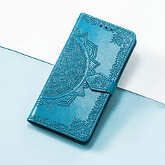 Custodia Portafoglio In Pelle Fantasia Modello Cover con Supporto S07D per Huawei Honor Magic4 Lite 5G Blu