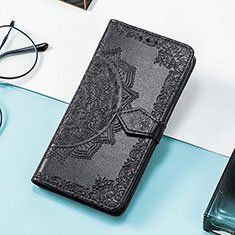 Custodia Portafoglio In Pelle Fantasia Modello Cover con Supporto S07D per Huawei Honor Magic5 5G Nero