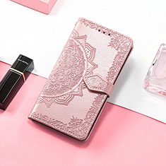 Custodia Portafoglio In Pelle Fantasia Modello Cover con Supporto S07D per Huawei Honor Magic5 5G Oro Rosa