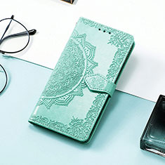 Custodia Portafoglio In Pelle Fantasia Modello Cover con Supporto S07D per Huawei Honor Magic5 5G Verde