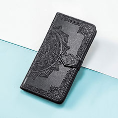 Custodia Portafoglio In Pelle Fantasia Modello Cover con Supporto S07D per Huawei Nova Y90 Nero