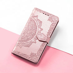 Custodia Portafoglio In Pelle Fantasia Modello Cover con Supporto S07D per Huawei Nova Y90 Oro Rosa