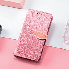 Custodia Portafoglio In Pelle Fantasia Modello Cover con Supporto S08D per Huawei Honor 60 5G Oro Rosa