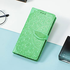 Custodia Portafoglio In Pelle Fantasia Modello Cover con Supporto S08D per Huawei Honor X10 Max 5G Verde