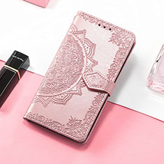 Custodia Portafoglio In Pelle Fantasia Modello Cover con Supporto S09D per Huawei Honor 60 5G Oro Rosa