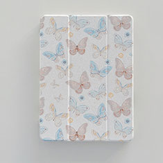 Custodia Portafoglio In Pelle Fantasia Modello Cover con Supporto XH2 per Apple iPad 10.2 (2021) Bianco