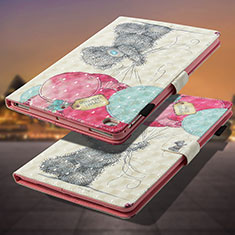 Custodia Portafoglio In Pelle Fantasia Modello Cover con Supporto Y01B per Apple iPad Air Multicolore