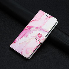 Custodia Portafoglio In Pelle Fantasia Modello Cover con Supporto Y01X per Xiaomi Poco C51 Rosa