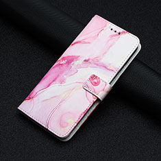 Custodia Portafoglio In Pelle Fantasia Modello Cover con Supporto Y01X per Xiaomi Poco F5 Pro 5G Rosa
