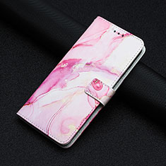 Custodia Portafoglio In Pelle Fantasia Modello Cover con Supporto Y01X per Xiaomi Redmi A1 Plus Rosa