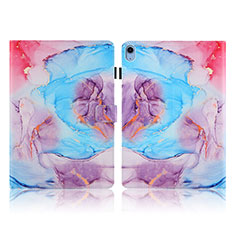 Custodia Portafoglio In Pelle Fantasia Modello Cover con Supporto Y02B per Apple iPad 10.9 (2022) Multicolore