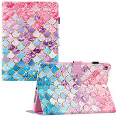 Custodia Portafoglio In Pelle Fantasia Modello Cover con Supporto Y02B per Apple New iPad 9.7 (2017) Colorato