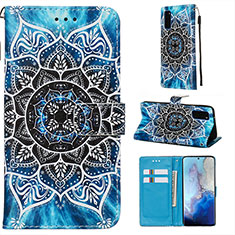 Custodia Portafoglio In Pelle Fantasia Modello Cover con Supporto Y02B per Samsung Galaxy S20 Multicolore