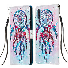 Custodia Portafoglio In Pelle Fantasia Modello Cover con Supporto Y03B per Samsung Galaxy A11 Multicolore