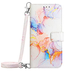 Custodia Portafoglio In Pelle Fantasia Modello Cover con Supporto YB1 per Nokia C12 Blu