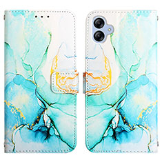 Custodia Portafoglio In Pelle Fantasia Modello Cover con Supporto YB4 per Samsung Galaxy A04 4G Verde