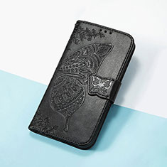 Custodia Portafoglio In Pelle Farfalla Cover con Supporto S01D per Huawei Honor 90 Lite 5G Nero