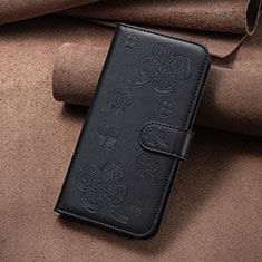 Custodia Portafoglio In Pelle Fiori Cover con Supporto BF1 per Xiaomi Poco F5 Pro 5G Nero