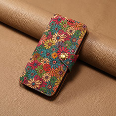 Custodia Portafoglio In Pelle Fiori Cover con Supporto MT2 per Samsung Galaxy A53 5G Multicolore
