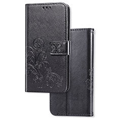 Custodia Portafoglio In Pelle Fiori Cover con Supporto per Samsung Galaxy S20 Ultra 5G Nero