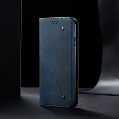 Custodia Portafoglio In stoffa con Supporto B01S per Samsung Galaxy A10s Blu