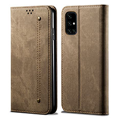 Custodia Portafoglio In stoffa con Supporto B01S per Samsung Galaxy A51 5G Khaki