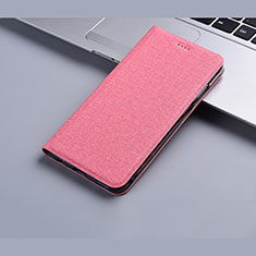 Custodia Portafoglio In stoffa con Supporto H01 per Apple iPhone 13 Rosa