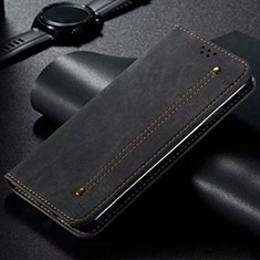 Custodia Portafoglio In stoffa con Supporto H01 per Samsung Galaxy S20 Ultra 5G Nero