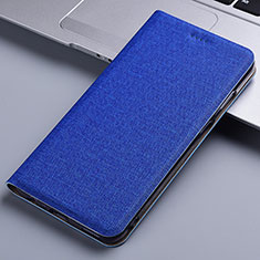 Custodia Portafoglio In stoffa con Supporto H12P per Asus ROG Phone 5 Ultimate Blu