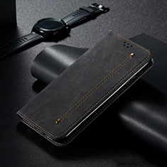 Custodia Portafoglio In stoffa con Supporto per Samsung Galaxy A31 Nero