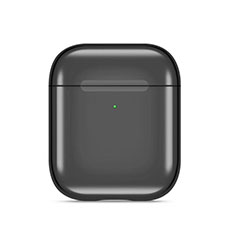 Custodia Portatile con Moschettone per AirPods Custodia di Ricarica C07 Nero