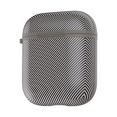 Custodia Portatile con Moschettone per AirPods Custodia di Ricarica C09 Grigio Scuro